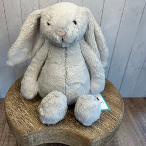 Jellycat Silver Bunny Jellycat Bashful Silver Bunny SMALL Authentic NEW